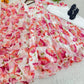 Floral Organza Taby Silk Anarkali Gown Set with Dupatta