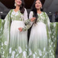 Floral Print Georgette Gown Set with Dupatta