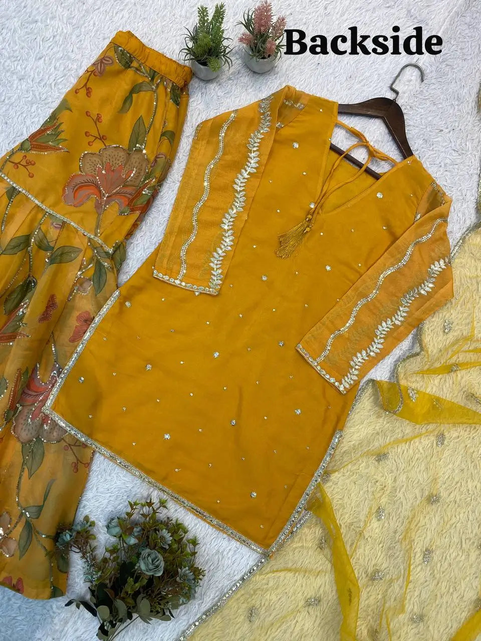 Floral Print Sharara Suit