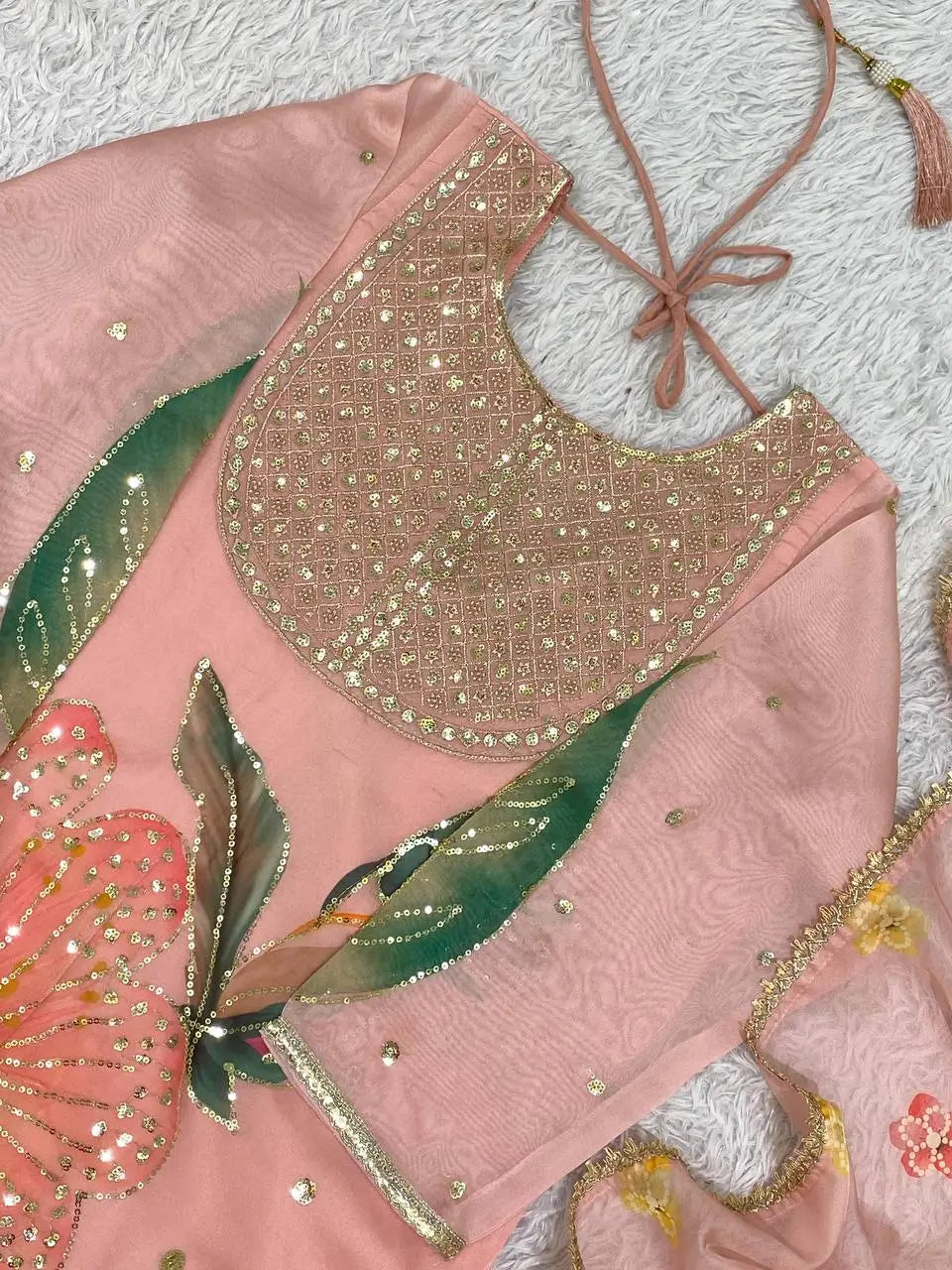 Floral Print Sharara Suit