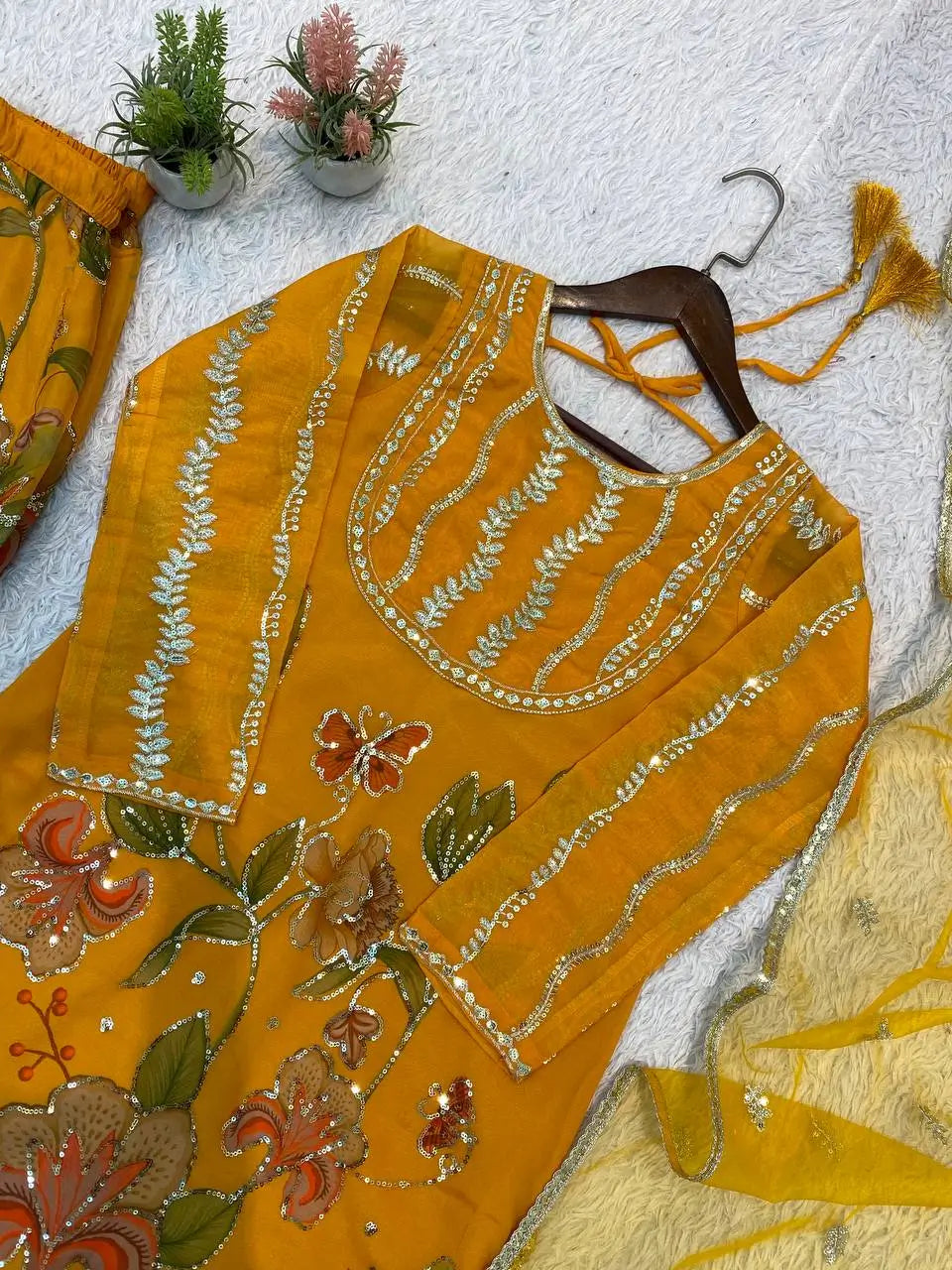 Floral Print Sharara Suit