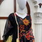 Floral Print Tissue Anarkali