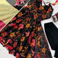 Floral Print Tissue Anarkali