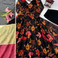 Floral Print Tissue Anarkali
