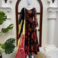 Floral Print Tissue Anarkali