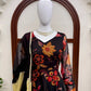 Floral Print Tissue Anarkali