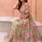Floral Printed Faux Georgette Gown for Festive and Day Occasion Wear