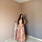 Floral Printed Georgette Silk Lehenga Set