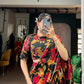 Floral Printed Marble Lehenga Set with Dupatta