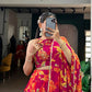 Floral Printed Marble Lehenga Set with Dupatta