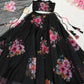 Floral Printed Organza Silk Lehenga Set with Dupatta