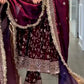 Floral Sequin Anarkali Suit