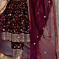 Floral Sequin Anarkali Suit