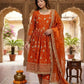 Floral Sequin Anarkali Suit