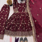 Floral Sequin Anarkali Suit