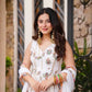 Fox Georgette Embroidered Anarkali Set with Dupatta – Thread & Sequence Work