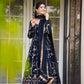Fox Georgette Embroidered Anarkali Set with Dupatta – Thread & Sequence Work