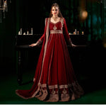 Fox Georgette Embroidered Anarkali Set with Palazzo & Dupatta – Maroon Elegance