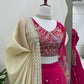 Fox Georgette Embroidered Lehenga Set with Dupatta
