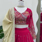 Fox Georgette Embroidered Lehenga Set with Dupatta