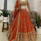 Fox Georgette Embroidered Lehenga Set with Dupatta