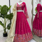 Fox Georgette Embroidered Lehenga Set with Dupatta