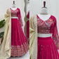 Fox Georgette Embroidered Lehenga Set with Dupatta