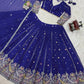 Fox Georgette Embroidered Lehenga Set with Dupatta