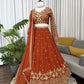 Fox Georgette Embroidered Lehenga Set with Dupatta