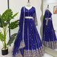 Fox Georgette Embroidered Lehenga Set with Dupatta