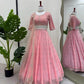 Fox Georgette Embroidered Lehenga Set with Net Dupatta