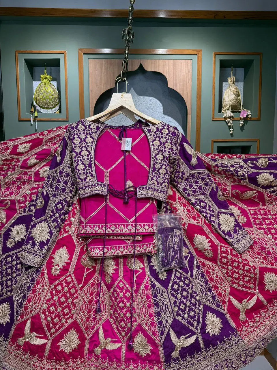 Fox Georgette Heavy Embroidered Lehenga Set with Dupatta