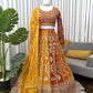 Fox Georgette Heavy Embroidered Lehenga Set with Dupatta