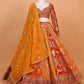Fox Georgette Heavy Embroidered Lehenga Set with Dupatta