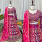 Fox Georgette Heavy Embroidered Lehenga Set with Dupatta