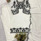 Fox Georgette Kurta Set With Floral Embroidery
