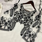 Fox Georgette Kurta Set With Floral Embroidery