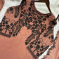 Fox Georgette Kurta Set With Floral Embroidery