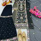 Fox Georgette Palazzo Suit with Organza Dupatta | Sequin Embroidery Work