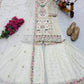 Fox Georgette Palazzo Suit with Organza Dupatta | Sequin Embroidery Work