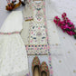 Fox Georgette Palazzo Suit with Organza Dupatta | Sequin Embroidery Work