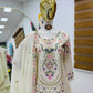 Fox Georgette Palazzo Suit with Organza Dupatta | Sequin Embroidery Work