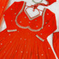 Fox Georgette Umbrella Gown Set with Embroidered Dupatta for Festive and Party Wear