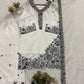 French Crepe Embroidered Palazzo Kurta Set