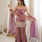 Frendy Silk Dori Zari Sharara Bell Bottom Set