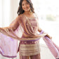 Frendy Silk Dori Zari Sharara Bell Bottom Set