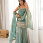 Frendy Silk Dori Zari Sharara Bell Bottom Set