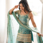 Frendy Silk Dori Zari Sharara Bell Bottom Set