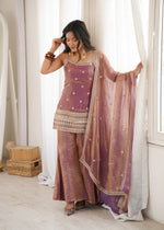 Frendy Silk Dori Zari Sharara Bell Bottom Set