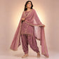 Frendy Silk Embroidered Patiala Suit Set
